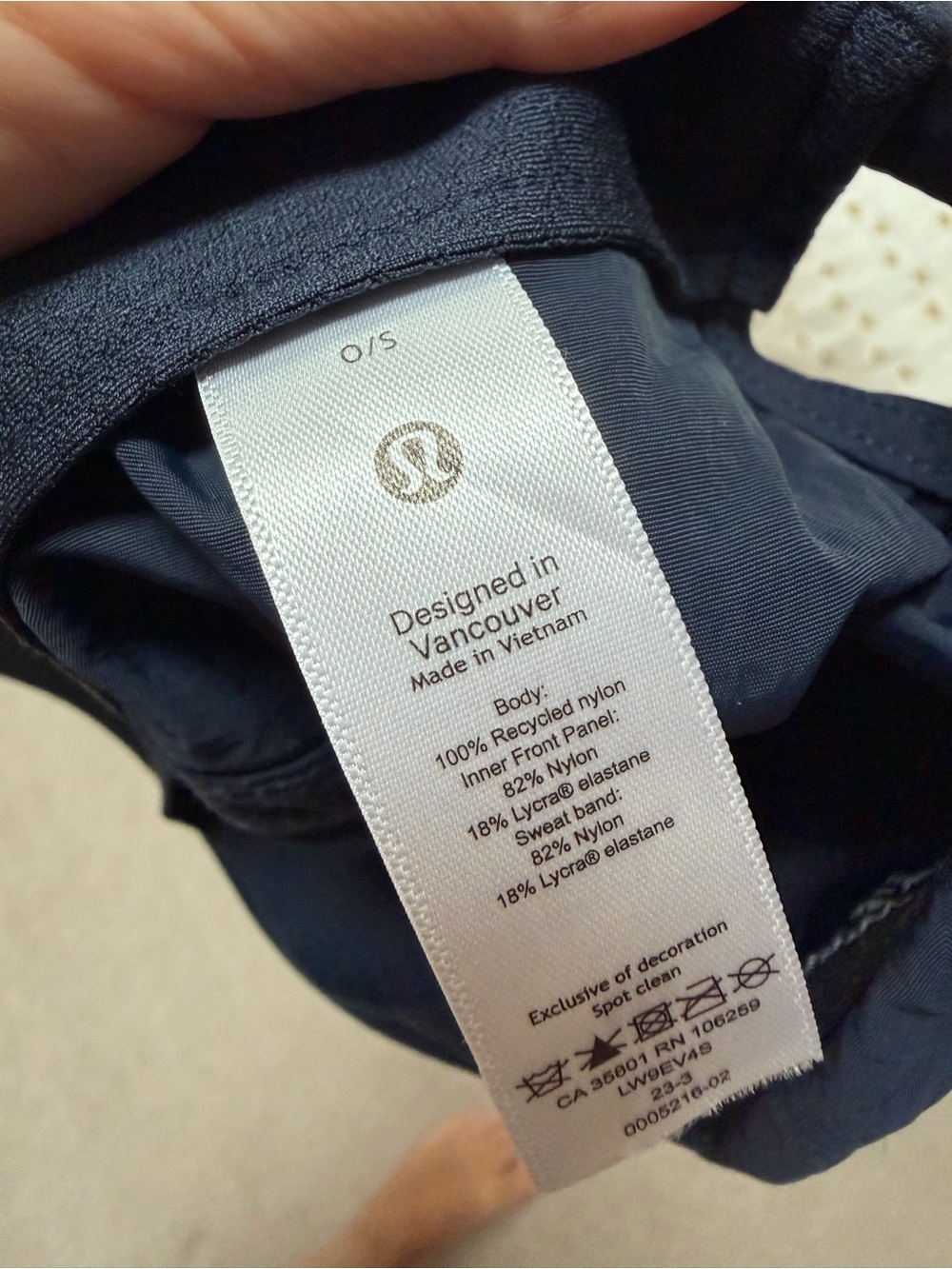 lululemon athletica Navy Logo Cap - New - Picture 4 of 5